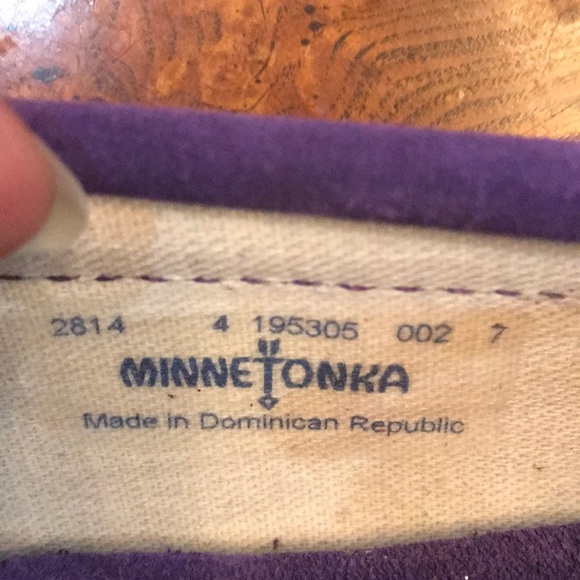 Minnetonka Girls Purple sparkle NWOT - Picture 4 of 8